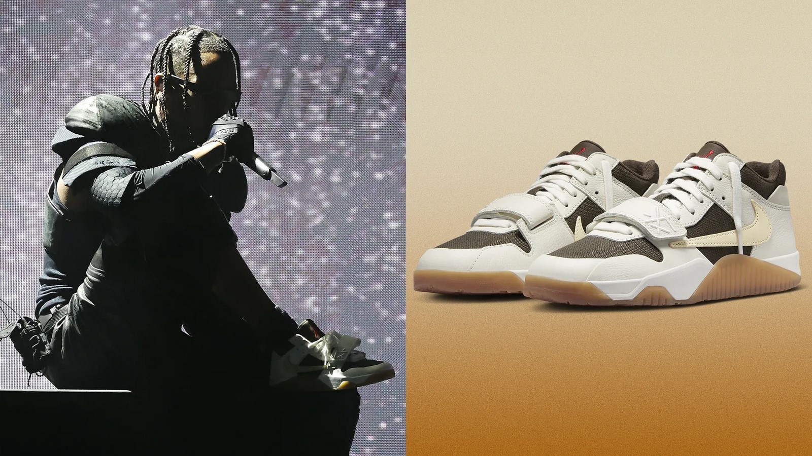 Travis Scott's Sneaker Launch at the Grammys