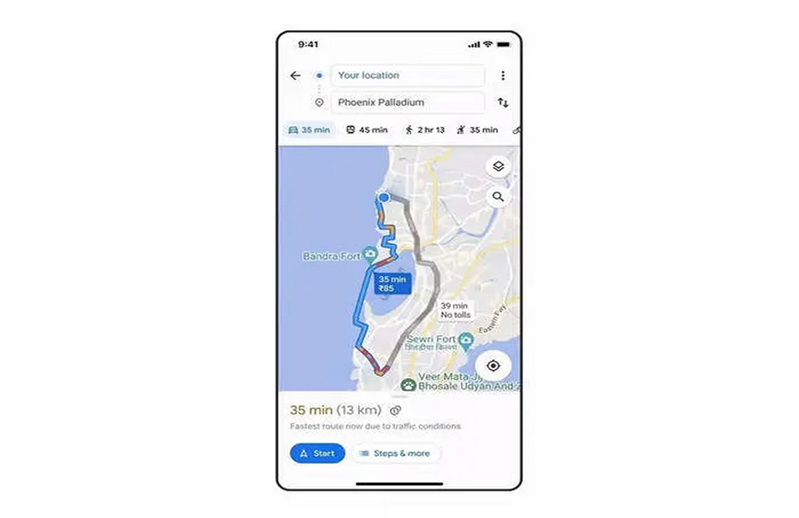 Google Maps Enhancements: Toll Prices and More